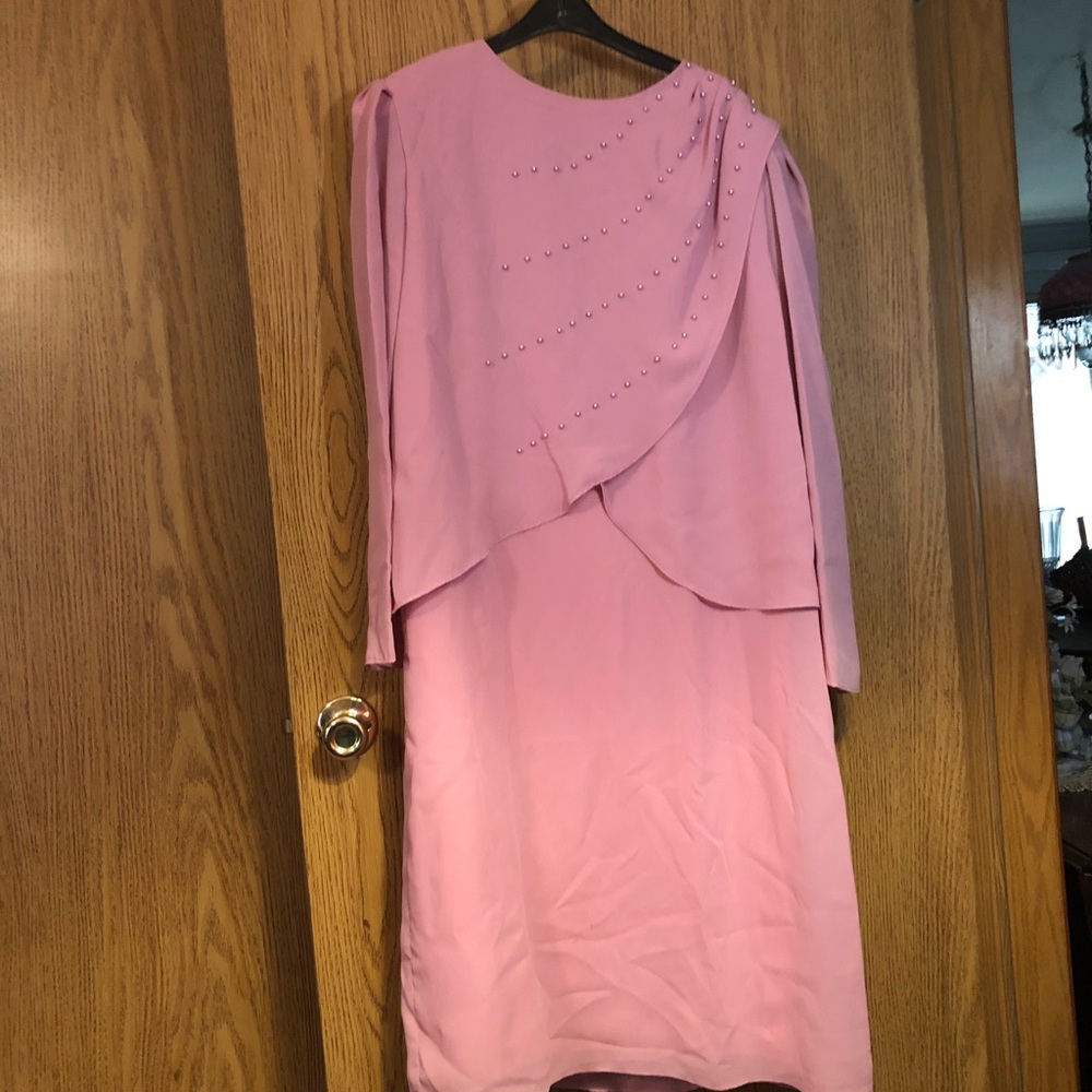 Mother of the bride vintage knee length dress.  Wardell.  Size 22 1/2.